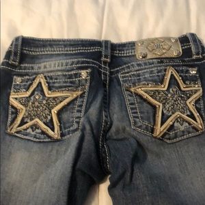 Star pocket Miss Me Jeans
